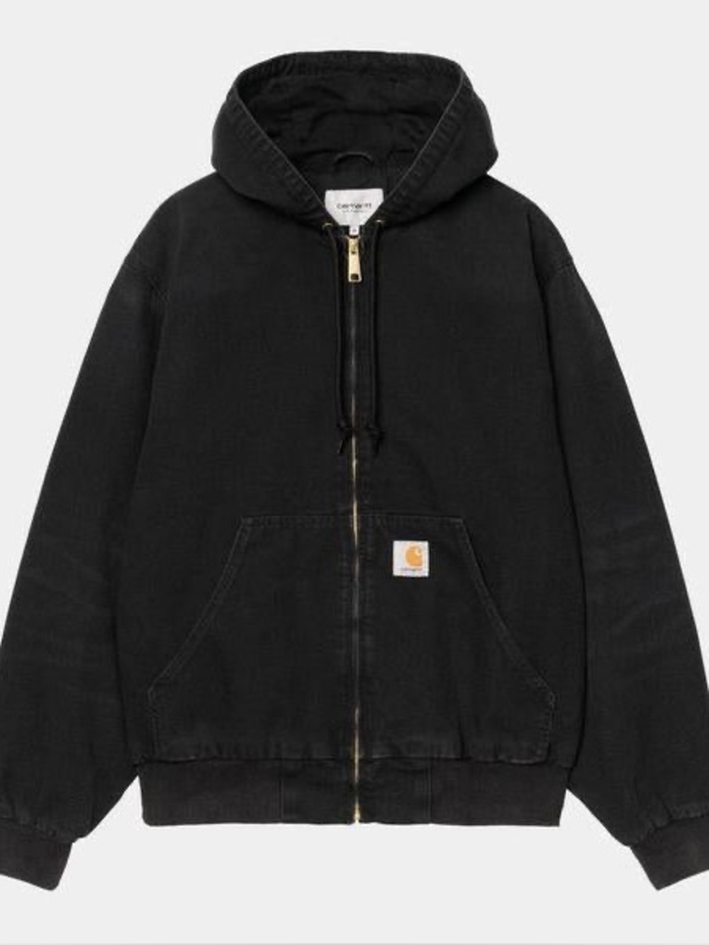 Carhartt WIP OG Active Jacket Spring Stone Canvas Black Small NWT